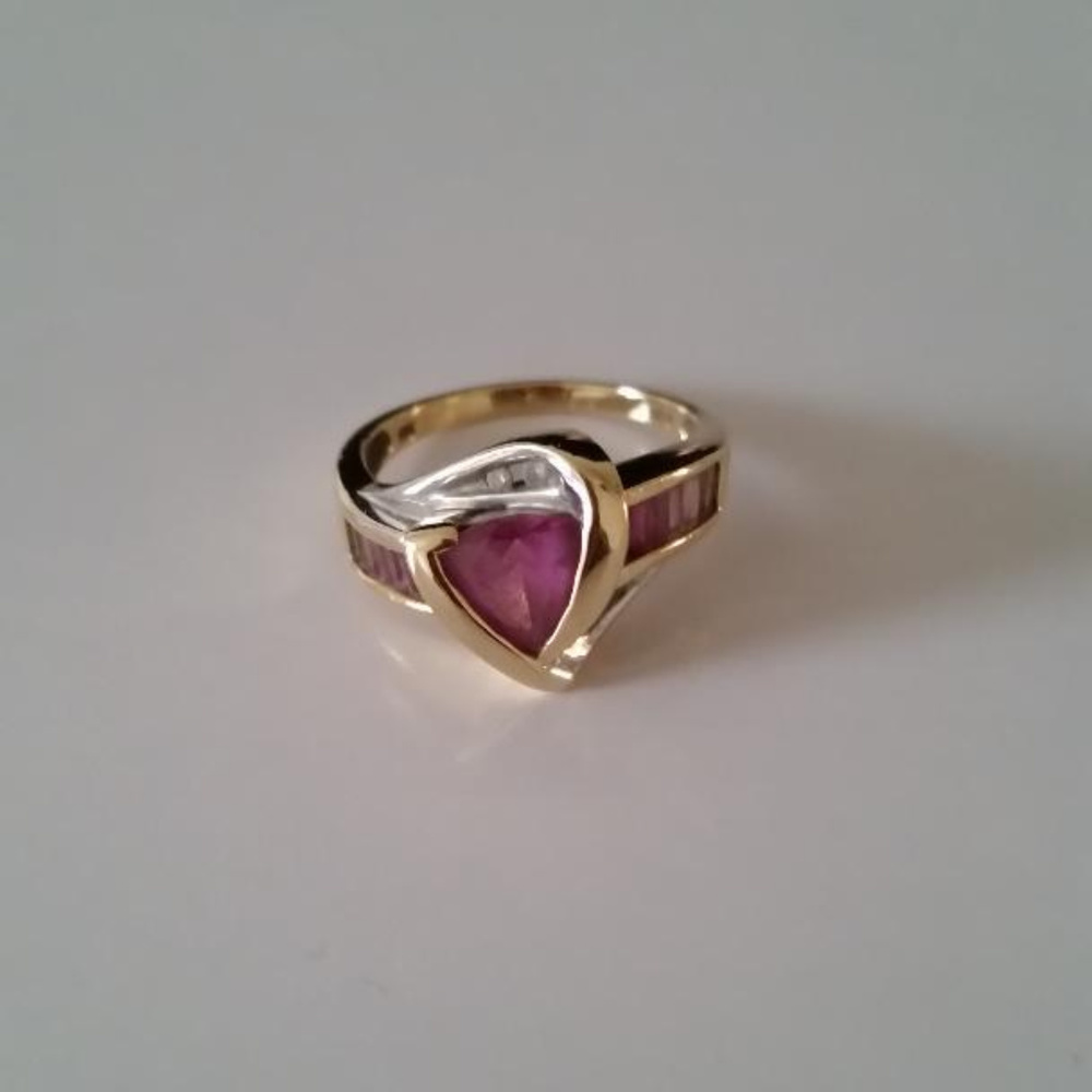 10KY Created Sapphire Ring - Kay Jewelers